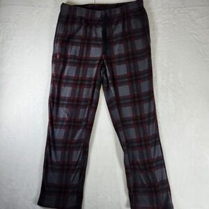 Spyder Men's Plaid Fleece Pajama Pants Loungewear Sleepwear